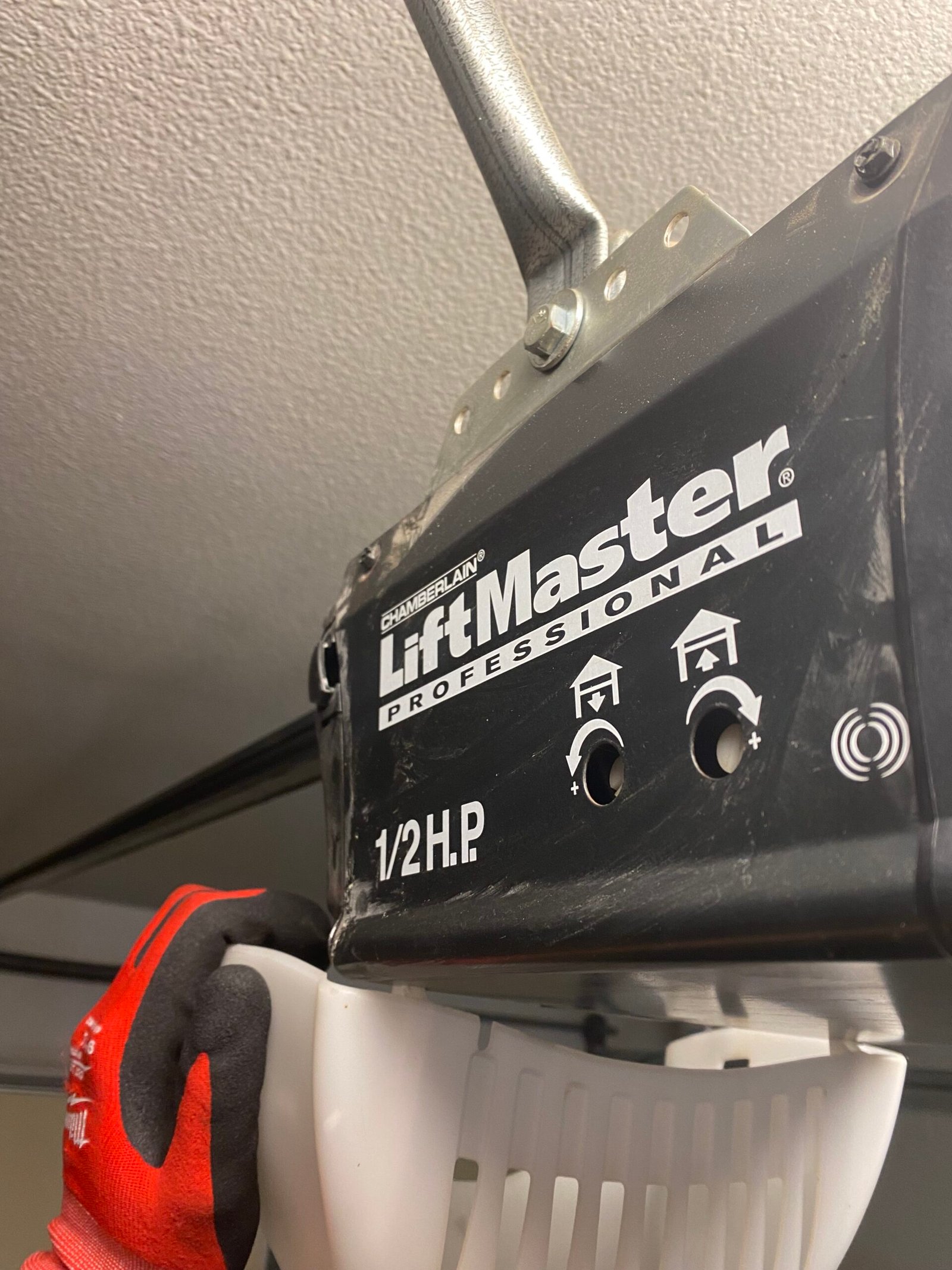 Garage door opener repair for a residential garage door near Santa Clarita Valley