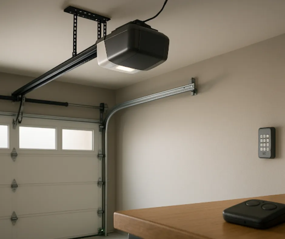 Garage door opener installation service for a Santa Clarita area home