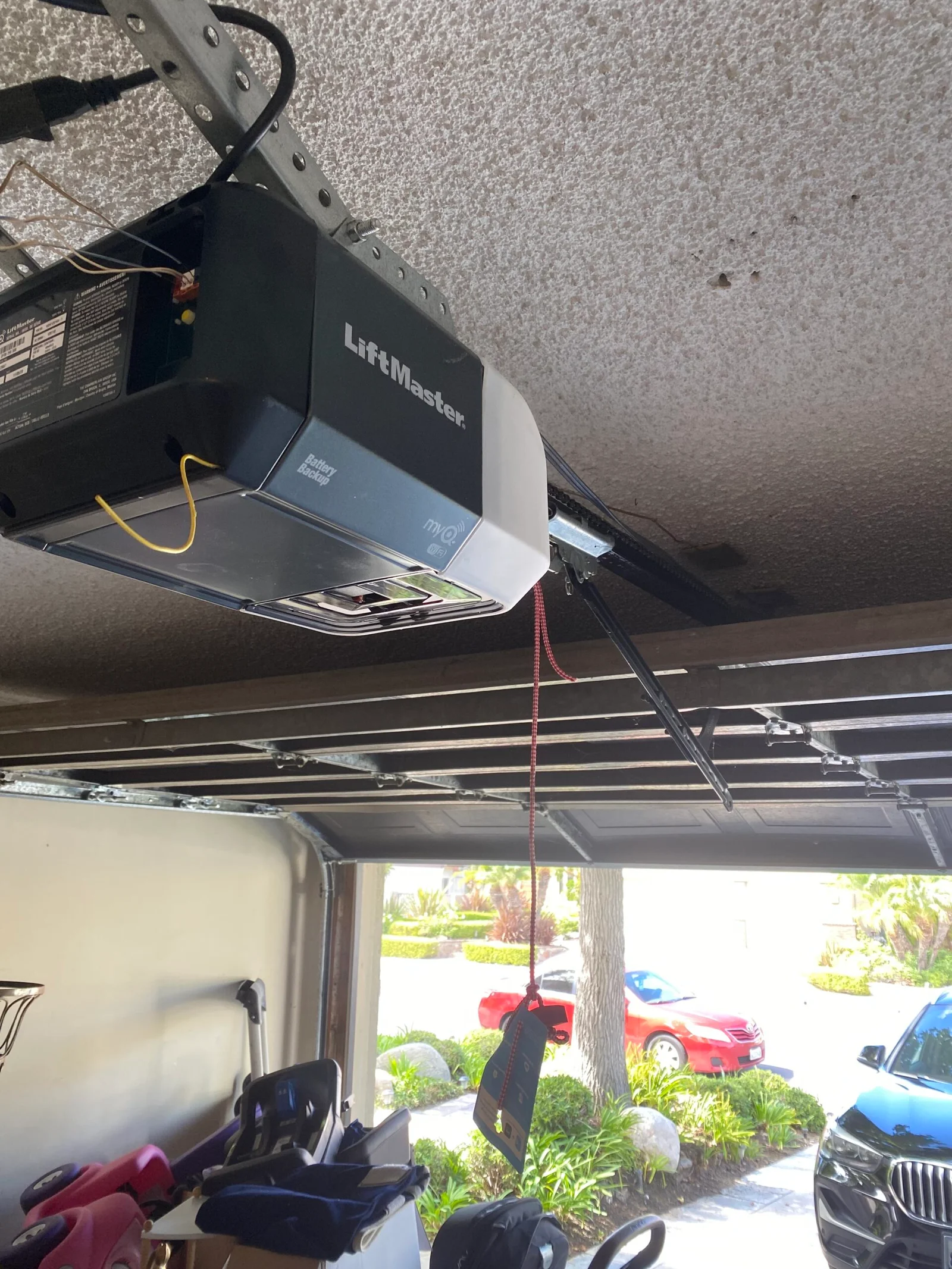 New LiftMaster opener installation with sensor testing Santa Clarita CA
