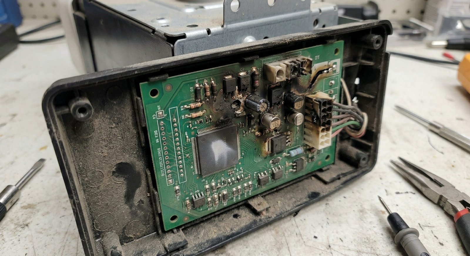 Fried Logic Board from SCV Heat