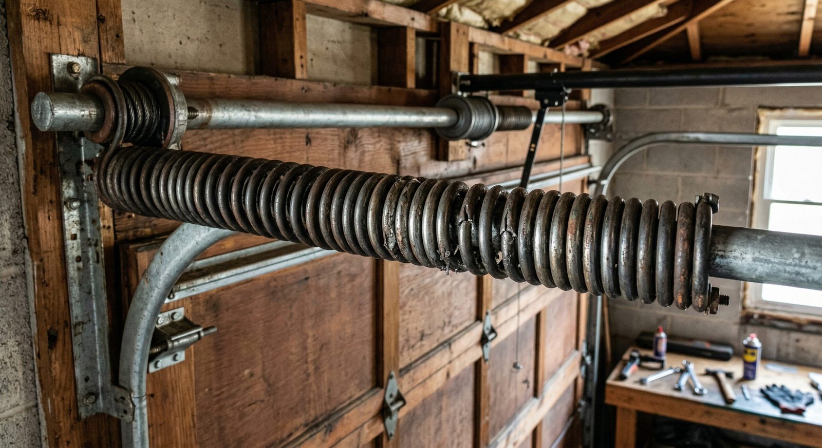 Torsion Spring Fatigue on heavy timber doors