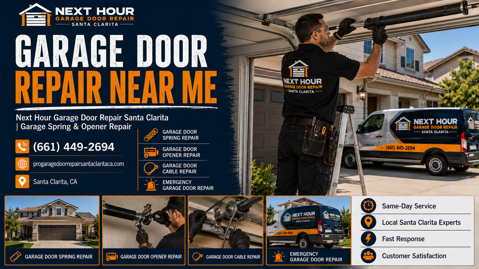 Garage door repair near me Santa Clarita featured image for Next Hour Garage Door Repair Santa Clarita