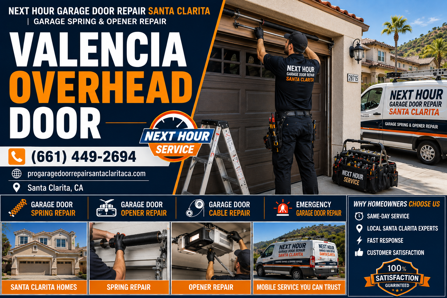 Valencia overhead door repair and residential garage door service guide