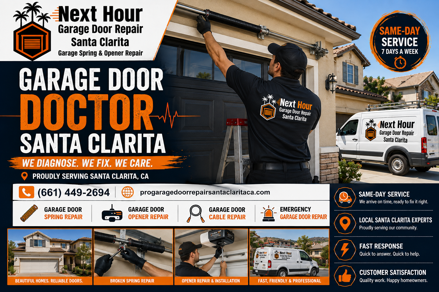 Garage door doctor Santa Clarita guide to diagnosing common residential garage door problems