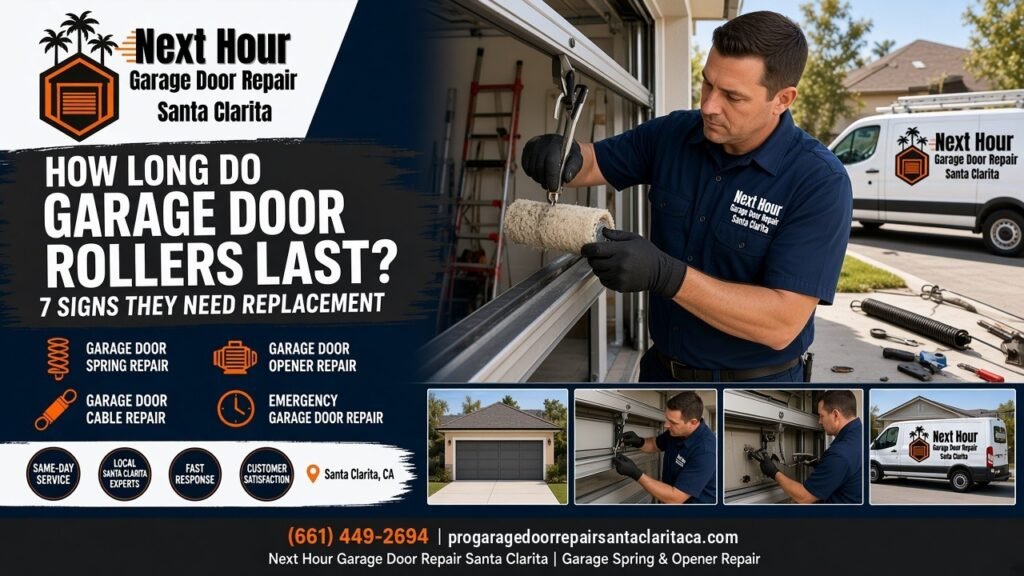 How Long Do Garage Door Rollers Last? 7 Signs They Need Replacement